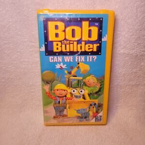 Bob the Builder - Can We Fix It (VHS, 2001) clamshell case, children’s movie